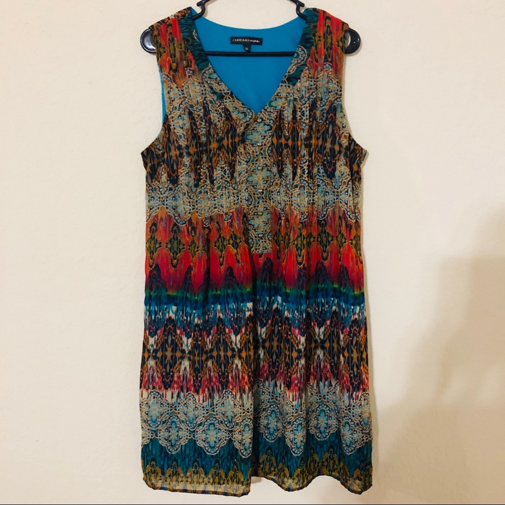 A-Line mid length dress size 12 Chris McLaughlin